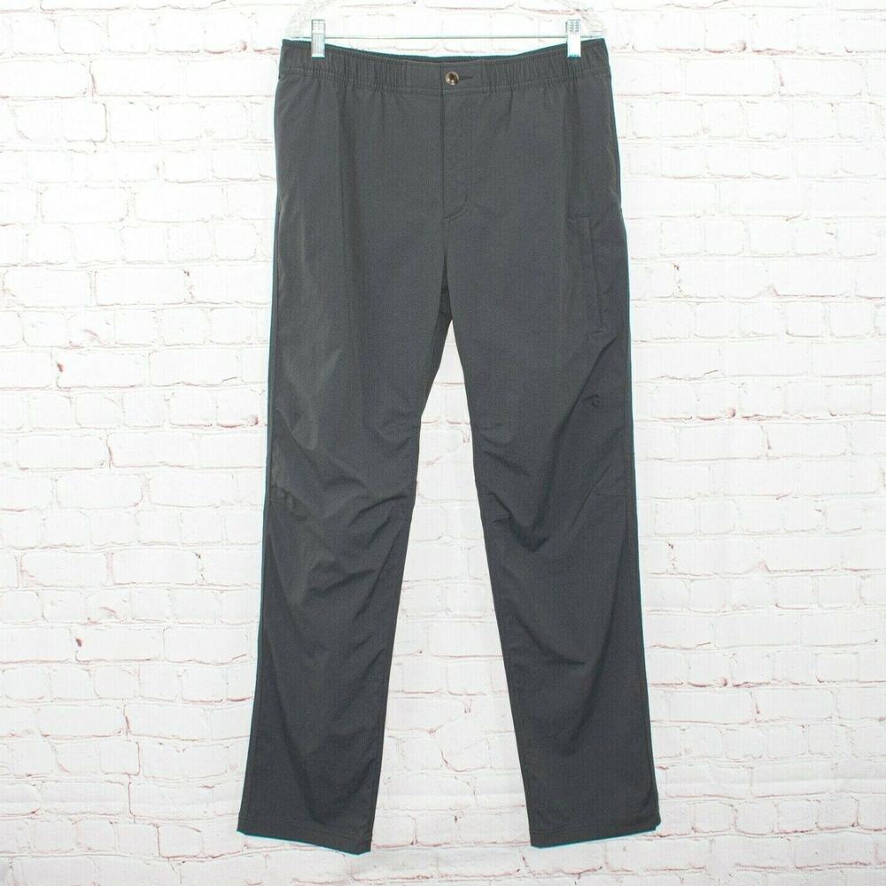 Olivers Apparel Men's Compass Pant Elastic Waist Chinos Gray XL